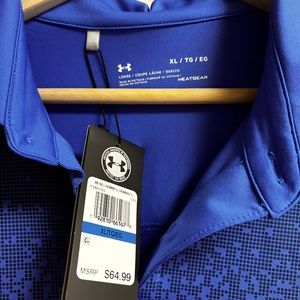 Uber Armour Dry Fit Blue XL NWT